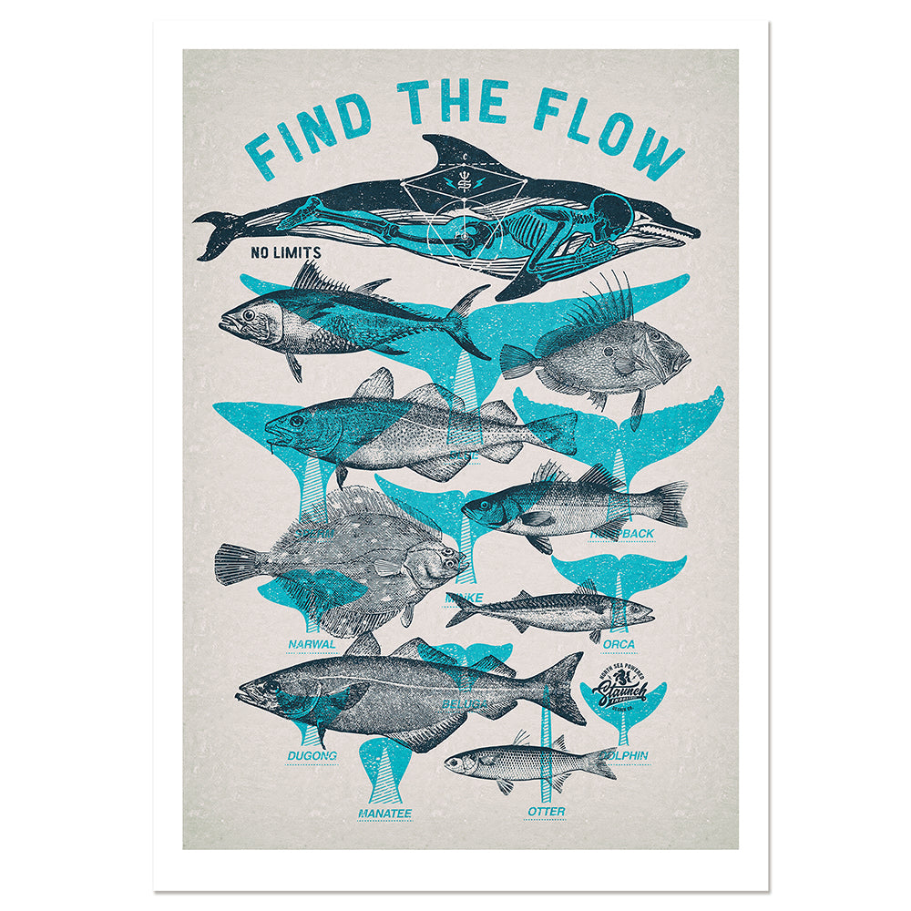 FIND THE FLOW ART PRINT