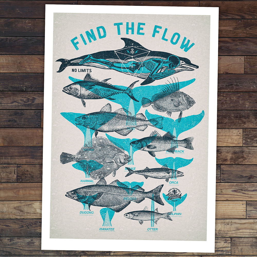 FIND THE FLOW ART PRINT