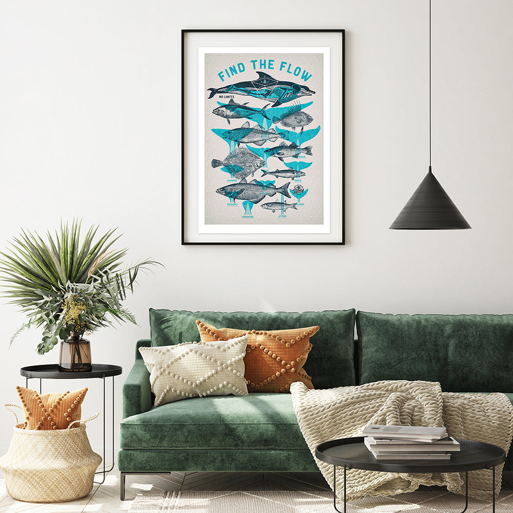 FIND THE FLOW ART PRINT