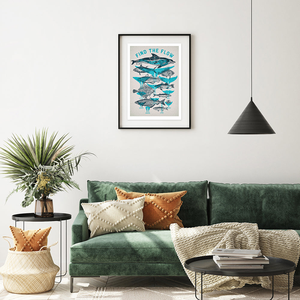 FIND THE FLOW ART PRINT