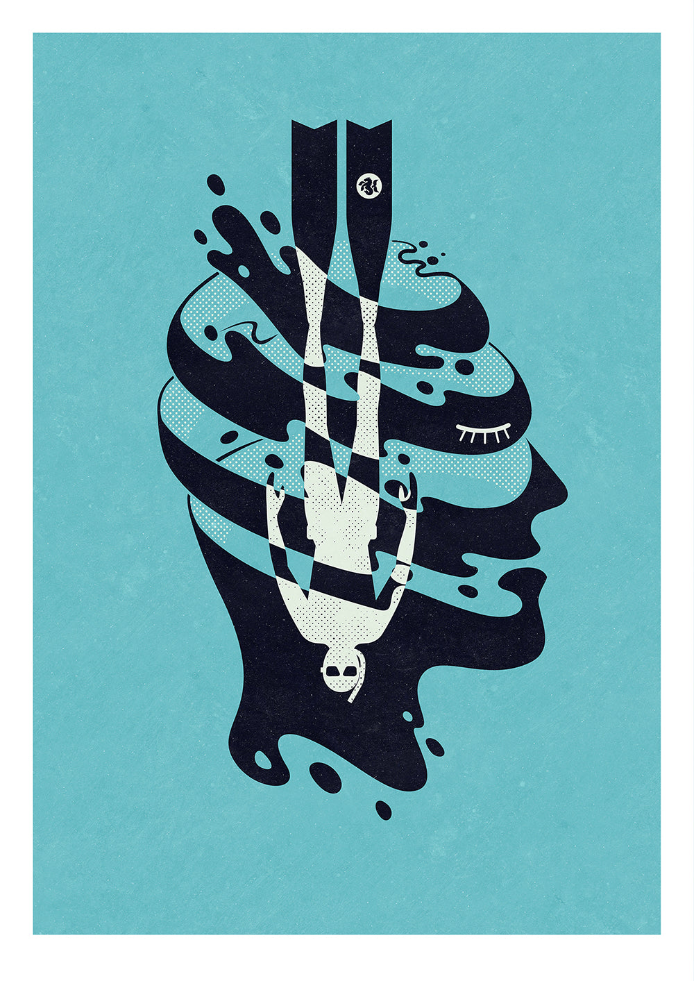 HEAD DIVE 2 ART PRINT