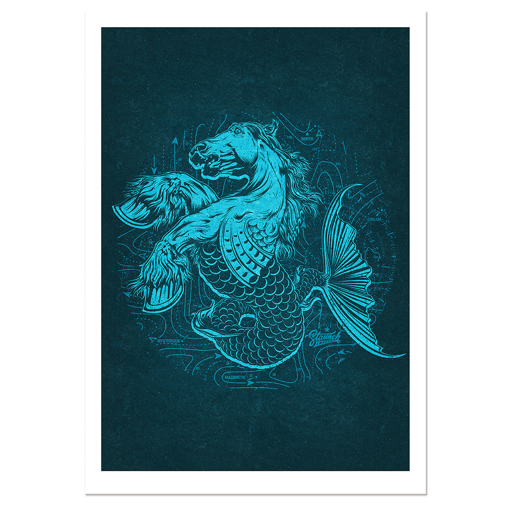 SEA STALLION ART PRINT