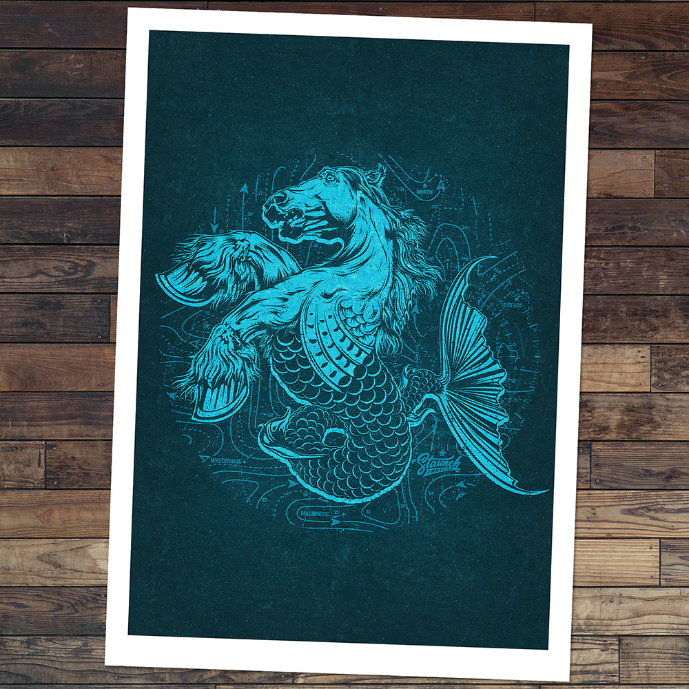 SEA STALLION ART PRINT