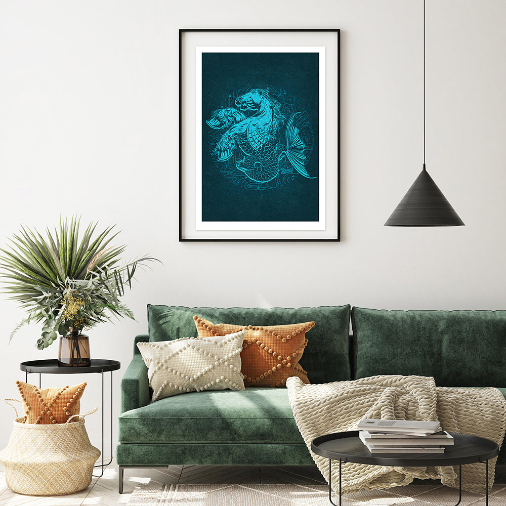 SEA STALLION ART PRINT