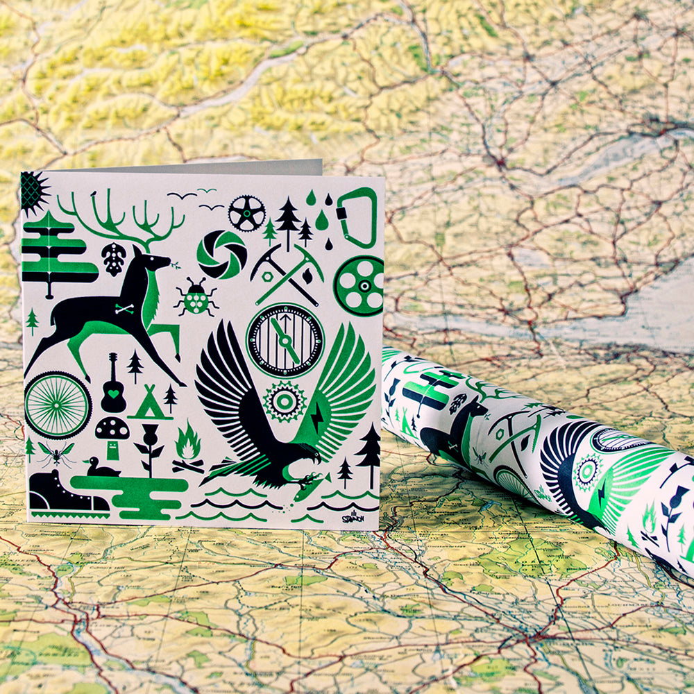 WILDERNESS WRAP & CARD SET