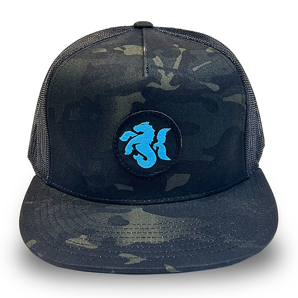 SEA STALLION CAP - BLACK CAMO