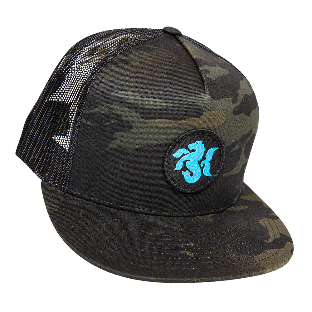 SEA STALLION CAP - BLACK CAMO