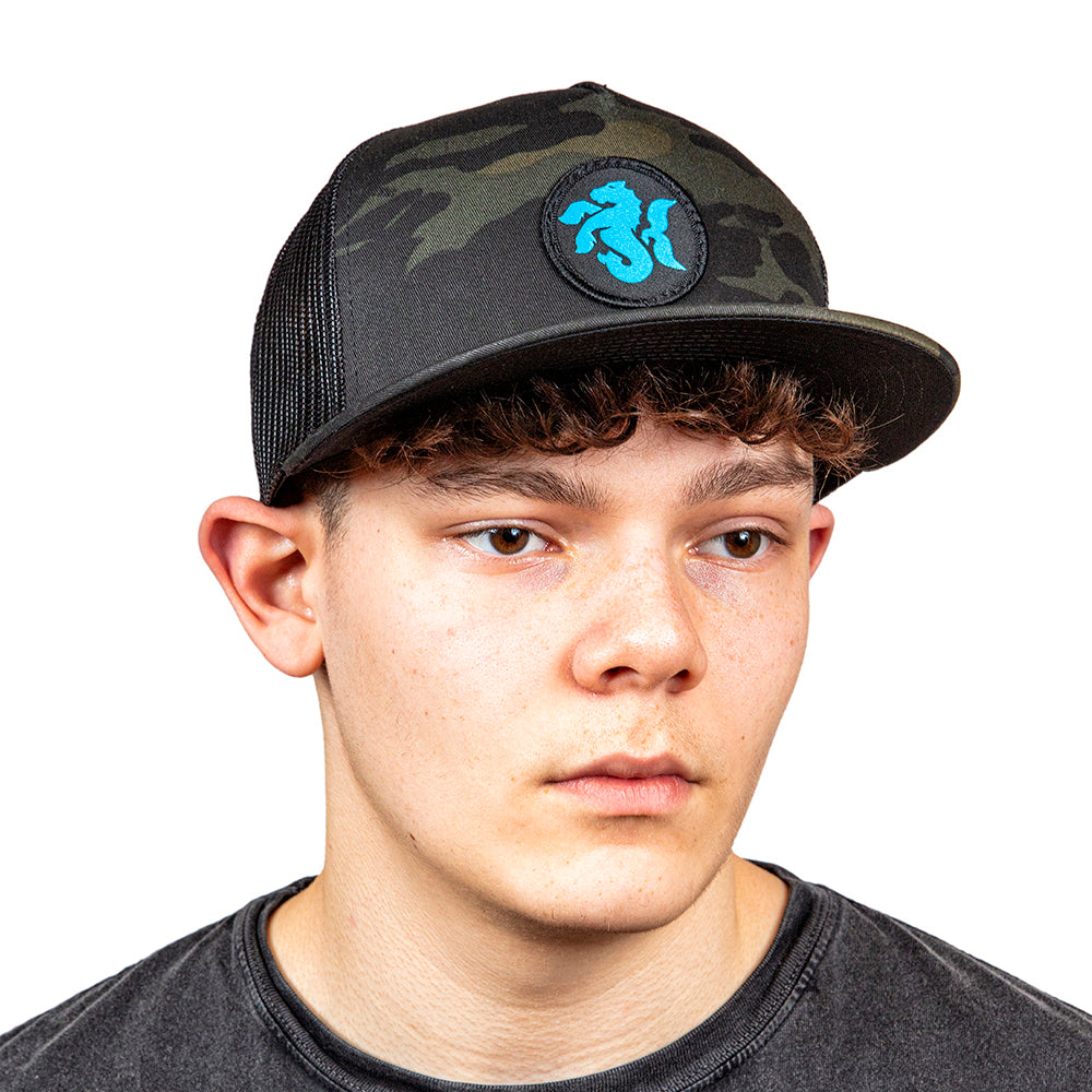 SEA STALLION CAP - BLACK CAMO