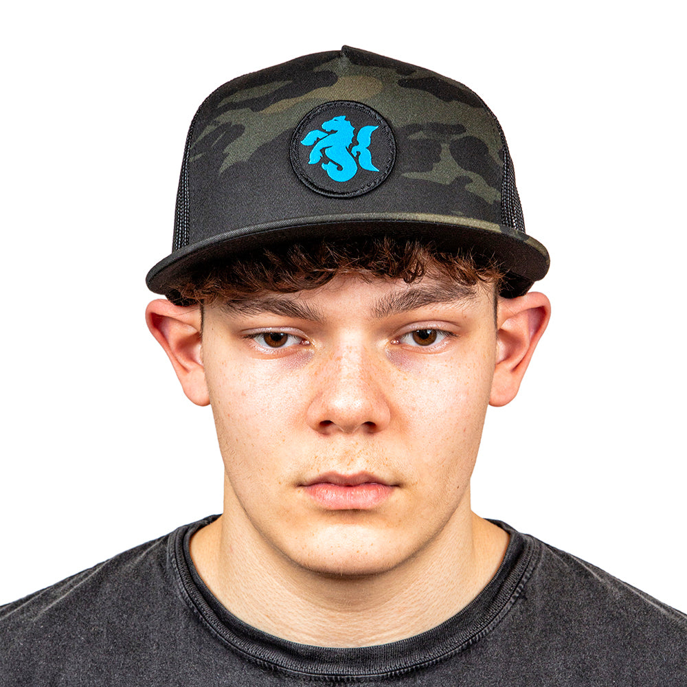 SEA STALLION CAP - BLACK CAMO